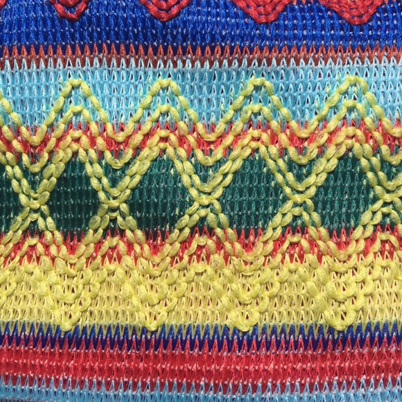 Modamix Boho Multi Coloured Mini Skirt - Picture 5 of 9